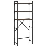 vidaXL Dulap mașină de spălat, stejar maro, 67x25x163cm lemn prelucrat