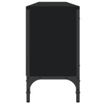 vidaXL Comodă TV cu sertar, negru, 200x25x44 cm, lemn prelucrat vidaXL Comodă TV cu sertar, negru, 200x25x44 cm, lemn prelucrat