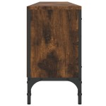 vidaXL Comodă TV cu sertar, stejar fumuriu 200x25x44 cm lemn prelucrat vidaXL Comodă TV cu sertar, stejar fumuriu 200x25x44 cm lemn prelucrat