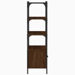 vidaXL Bibliotecă 3 niveluri stejar maro 70x30x109,5 cm lemn prelucrat vidaXL Bibliotecă 3 niveluri stejar maro 70x30x109,5 cm lemn prelucrat