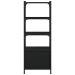 vidaXL Bibliotecă cu 3 niveluri, negru, 41x30x109,5 cm, lemn prelucrat vidaXL Bibliotecă cu 3 niveluri, negru, 41x30x109,5 cm, lemn prelucrat
