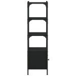 vidaXL Bibliotecă cu 3 niveluri, negru, 41x30x109,5 cm, lemn prelucrat vidaXL Bibliotecă cu 3 niveluri, negru, 41x30x109,5 cm, lemn prelucrat