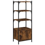 vidaXL Bibliotecă 3 niveluri, stejar fumuriu, 41x30x109,5 cm, lemn vidaXL Bibliotecă 3 niveluri, stejar fumuriu, 41x30x109,5 cm, lemn