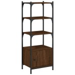vidaXL Bibliotecă 3 niveluri stejar maro 41x30x109,5 cm lemn prelucrat vidaXL Bibliotecă 3 niveluri stejar maro 41x30x109,5 cm lemn prelucrat