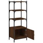 vidaXL Bibliotecă 3 niveluri stejar maro 41x30x109,5 cm lemn prelucrat vidaXL Bibliotecă 3 niveluri stejar maro 41x30x109,5 cm lemn prelucrat