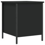 vidaXL Bancă de depozitare, negru, 40x42,5x50 cm, lemn prelucrat vidaXL Bancă de depozitare, negru, 40x42,5x50 cm, lemn prelucrat