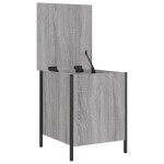 vidaXL Bancă de depozitare, gri sonoma, 40x42,5x50 cm, lemn prelucrat vidaXL Bancă de depozitare, gri sonoma, 40x42,5x50 cm, lemn prelucrat