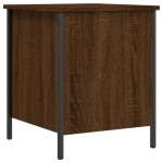 vidaXL Bancă de depozitare, stejar maro, 40x42,5x50 cm, lemn prelucrat vidaXL Bancă de depozitare, stejar maro, 40x42,5x50 cm, lemn prelucrat