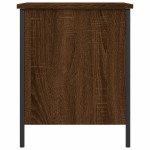 vidaXL Bancă de depozitare, stejar maro, 40x42,5x50 cm, lemn prelucrat vidaXL Bancă de depozitare, stejar maro, 40x42,5x50 cm, lemn prelucrat