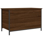 vidaXL Bancă de depozitare, stejar maro, 80x42,5x50 cm, lemn prelucrat