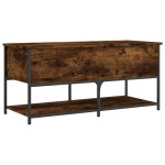 vidaXL Bancă depozitare, stejar fumuriu, 100x42,5x47 cm lemn prelucrat