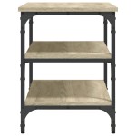 vidaXL Bancă de pantofi, stejar sonoma, 70x38,5x49 cm, lemn prelucrat