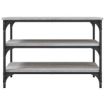 vidaXL Bancă de pantofi, gri sonoma, 70x38,5x49 cm, lemn prelucrat vidaXL Bancă de pantofi, gri sonoma, 70x38,5x49 cm, lemn prelucrat