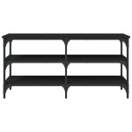 vidaXL Bancă de pantofi, negru, 100x38,5x49 cm, lemn prelucrat vidaXL Bancă de pantofi, negru, 100x38,5x49 cm, lemn prelucrat