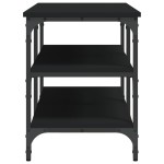 vidaXL Bancă de pantofi, negru, 100x38,5x49 cm, lemn prelucrat vidaXL Bancă de pantofi, negru, 100x38,5x49 cm, lemn prelucrat