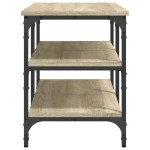 vidaXL Bancă de pantofi, stejar sonoma, 100x38,5x49 cm, lemn prelucrat