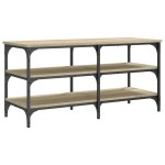 vidaXL Bancă de pantofi, stejar sonoma, 100x38,5x49 cm, lemn prelucrat
