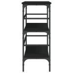 vidaXL Măsuță consolă, negru, 100x32x75 cm, lemn compozit vidaXL Măsuță consolă, negru, 100x32x75 cm, lemn compozit