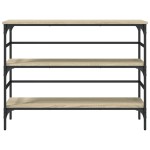 vidaXL Măsuță consolă, stejar sonoma, 100x32x75 cm, lemn prelucrat vidaXL Măsuță consolă, stejar sonoma, 100x32x75 cm, lemn prelucrat