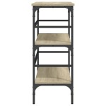 vidaXL Măsuță consolă, stejar sonoma, 100x32x75 cm, lemn prelucrat vidaXL Măsuță consolă, stejar sonoma, 100x32x75 cm, lemn prelucrat