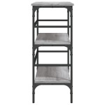 vidaXL Măsuță consolă, gri sonoma, 100x32x75 cm, lemn prelucrat vidaXL Măsuță consolă, gri sonoma, 100x32x75 cm, lemn prelucrat