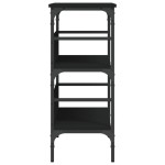 vidaXL Masă consolă, negru, 75x32x75 cm, lemn prelucrat vidaXL Masă consolă, negru, 75x32x75 cm, lemn prelucrat