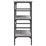 vidaXL Măsuță consolă, gri sonoma, 75x32x75 cm, lemn prelucrat vidaXL Măsuță consolă, gri sonoma, 75x32x75 cm, lemn prelucrat
