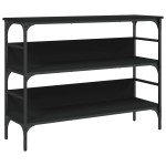 vidaXL Măsuță consolă, negru, 100x32x75 cm, lemn compozit vidaXL Măsuță consolă, negru, 100x32x75 cm, lemn compozit