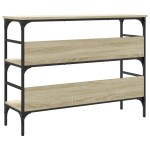 vidaXL Măsuță consolă, stejar sonoma, 100x32x75 cm, lemn prelucrat vidaXL Măsuță consolă, stejar sonoma, 100x32x75 cm, lemn prelucrat
