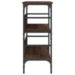 vidaXL Măsuță consolă, stejar maro, 100x32x75 cm, lemn prelucrat vidaXL Măsuță consolă, stejar maro, 100x32x75 cm, lemn prelucrat