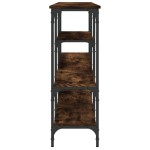 vidaXL Măsuță consolă, stejar fumuriu, 160x29x80 cm, lemn prelucrat vidaXL Măsuță consolă, stejar fumuriu, 160x29x80 cm, lemn prelucrat