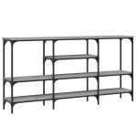 vidaXL Măsuță consolă, gri sonoma, 160x29x80 cm, lemn prelucrat vidaXL Măsuță consolă, gri sonoma, 160x29x80 cm, lemn prelucrat