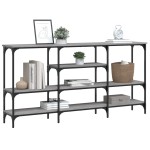 vidaXL Măsuță consolă, gri sonoma, 160x29x80 cm, lemn prelucrat vidaXL Măsuță consolă, gri sonoma, 160x29x80 cm, lemn prelucrat