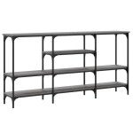 vidaXL Măsuță consolă, gri sonoma, 160x29x80 cm, lemn prelucrat vidaXL Măsuță consolă, gri sonoma, 160x29x80 cm, lemn prelucrat