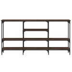 vidaXL Măsuță consolă, stejar maro, 160x29x80 cm, lemn prelucrat vidaXL Măsuță consolă, stejar maro, 160x29x80 cm, lemn prelucrat