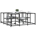 vidaXL Măsuță de cafea, gri sonoma, 91x91x40 cm, lemn prelucrat vidaXL Măsuță de cafea, gri sonoma, 91x91x40 cm, lemn prelucrat