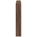 vidaXL Tăblie de pat cu dulap și LED, stejar maro, 140x17x102 cm vidaXL Tăblie de pat cu dulap și LED, stejar maro, 140x17x102 cm