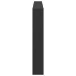 vidaXL Tăblie cu dulap și LED, negru, 180x17x102 cm vidaXL Tăblie cu dulap și LED, negru, 180x17x102 cm