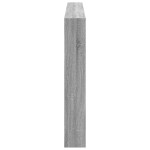 vidaXL Tăblie de pat cu dulap și LED, gri sonoma, 200x17x102 cm vidaXL Tăblie de pat cu dulap și LED, gri sonoma, 200x17x102 cm