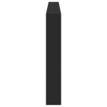 vidaXL Tăblie cu dulap și LED, negru, 220x17x102 cm vidaXL Tăblie cu dulap și LED, negru, 220x17x102 cm