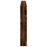 vidaXL Tăblie de pat cu dulap și LED, stejar fumuriu, 220x17x102 cm vidaXL Tăblie de pat cu dulap și LED, stejar fumuriu, 220x17x102 cm