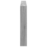 vidaXL Tăblie de pat cu dulap și LED, gri sonoma, 220x17x102 cm vidaXL Tăblie de pat cu dulap și LED, gri sonoma, 220x17x102 cm