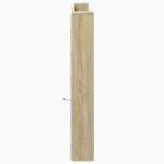 vidaXL Tăblie de pat cu dulap și LED, stejar sonoma, 220x16,5x103,5 cm vidaXL Tăblie de pat cu dulap și LED, stejar sonoma, 220x16,5x103,5 cm