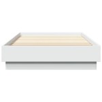 vidaXL Cadru de pat cu lumini LED, alb, 100x200 cm vidaXL Cadru de pat cu lumini LED, alb, 100x200 cm