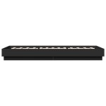 vidaXL Cadru de pat cu lumini LED, negru, 100x200 cm vidaXL Cadru de pat cu lumini LED, negru, 100x200 cm
