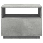 vidaXL Măsuță de cafea cu lumini LED, gri beton, 50x49x40 cm vidaXL Măsuță de cafea cu lumini LED, gri beton, 50x49x40 cm