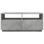 vidaXL Măsuță de cafea cu lumini LED, gri beton, 90x49x40 cm vidaXL Măsuță de cafea cu lumini LED, gri beton, 90x49x40 cm