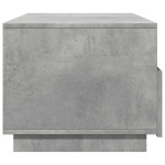 vidaXL Măsuță de cafea cu lumini LED, gri beton, 90x49x40 cm vidaXL Măsuță de cafea cu lumini LED, gri beton, 90x49x40 cm