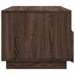 vidaXL Măsuță de cafea cu lumini LED, stejar maro, 90x49x40 cm vidaXL Măsuță de cafea cu lumini LED, stejar maro, 90x49x40 cm