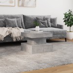 vidaXL Măsuță de cafea cu lumini LED, gri beton, 50x50x40 cm vidaXL Măsuță de cafea cu lumini LED, gri beton, 50x50x40 cm